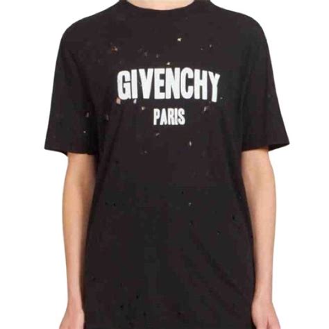 t shirt givenchy prix|givenchy t shirt with holes.